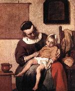 METSU, Gabriel The Sick Child af oil